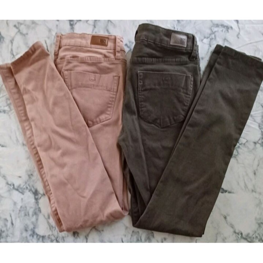 RSQ Jeans Woman Sz 3 Lot of 2 Ibiza Skinny Distressed Destroyed Thrashed Skater